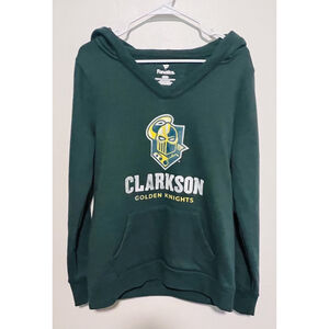 Fanatics Clarkson Golden Knights Hoodie Green Womens Medium Pullover Sweatshirt